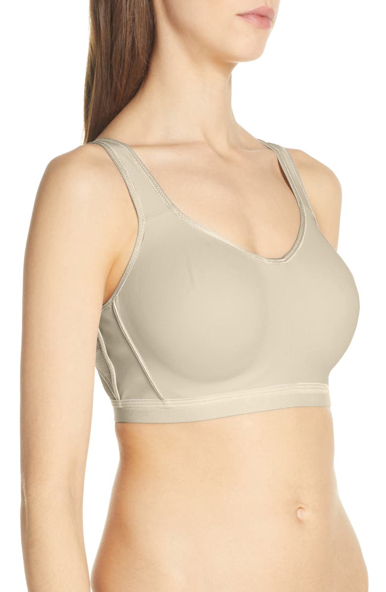 Wacoal Brandi High Impact Underwire Sports Bra, Alternate, color, Sand