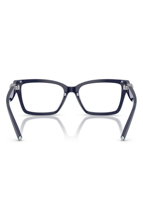 Tiffany & Co . 54mm Square Optical Glasses In Blue