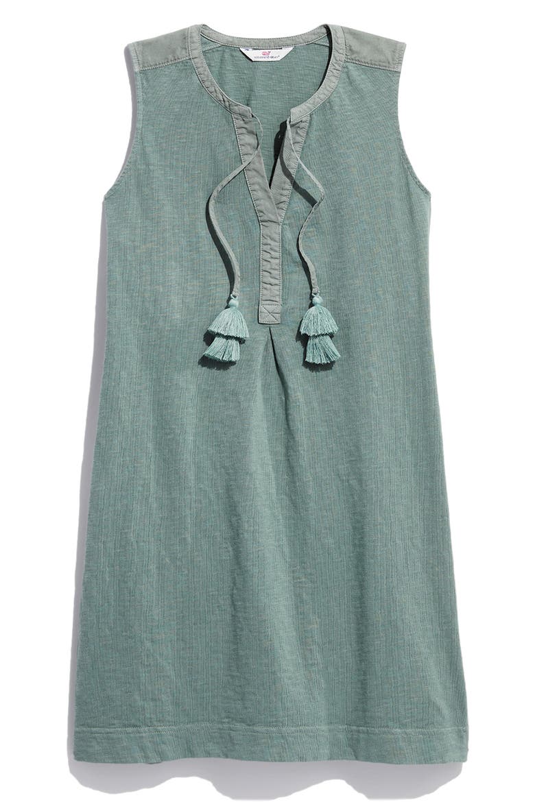 Sleeveless Tassel Tie Cover Up Tunic, Alternate, color, SAGE OLIVE