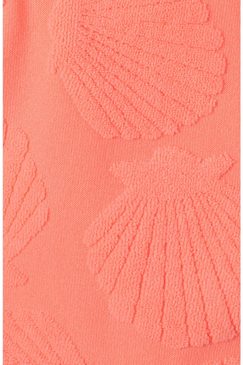 Kids' Shell Jacquard Two-Piece Swimsuit, Alternate, color, ORANGE