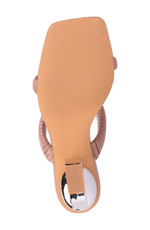 Ninety Union Raddle Square Toe Sandal In Neutral