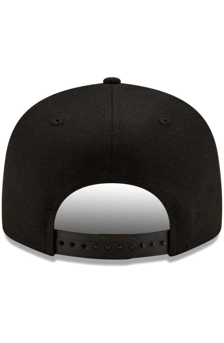 New Era Men's New Era Black Charlotte FC Crown 9FIFTY Snapback Hat, Alternate, color,