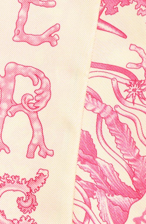 Versace Underwater Barocco Silk Scarf Tie