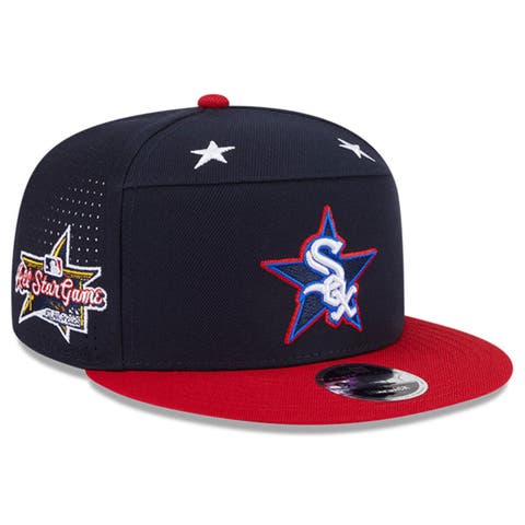 Men's New Era Navy/Red  Chicago White Sox 2025 MLB All-Star Game Workout Side Patch 9FIFTY Snapback Hat