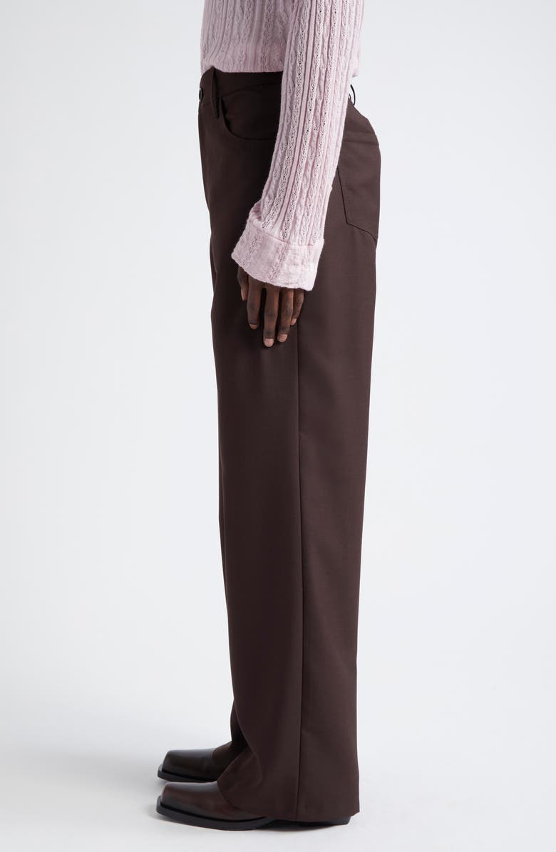 Séfr Jiro Wide Leg Twill Trousers, Alternate, color, 