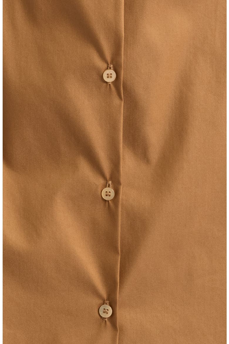 Long Sleeve Belted Midi Shirtdress, Alternate, color, COGNAC