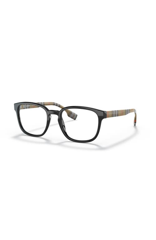Burberry 53mm Square Optical Glasses In Black