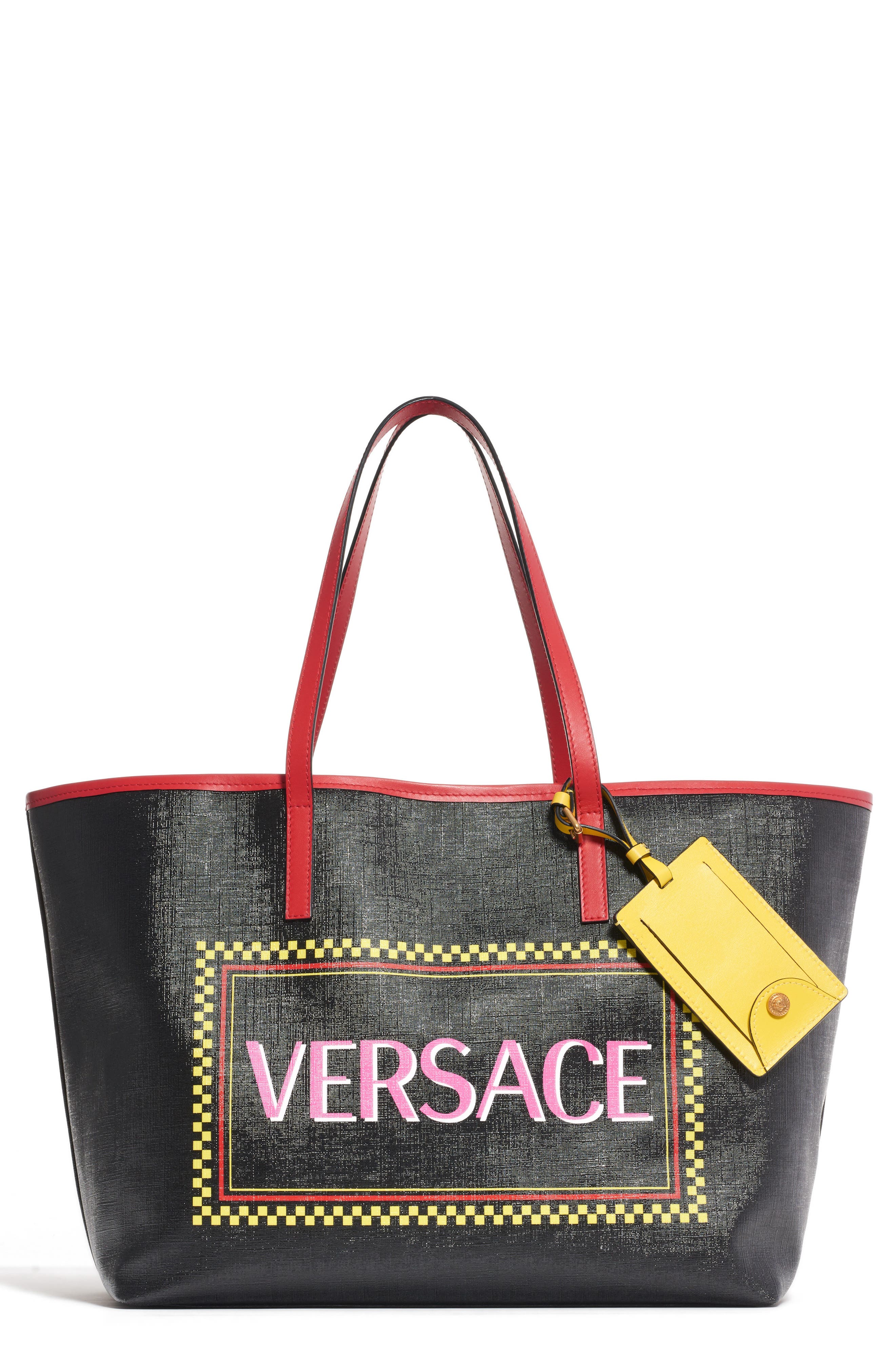 Versace 905 Vintage Logo Tote, Main, color, 