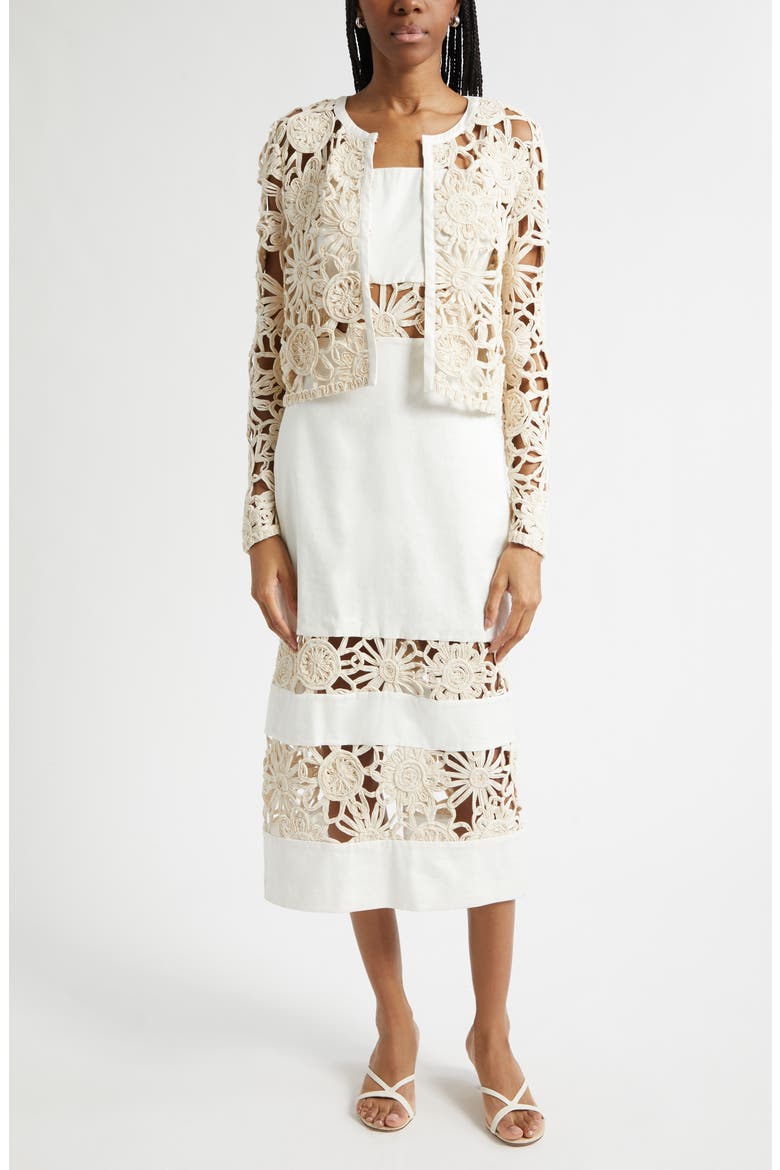 Adelynn Soutache Jacket, Alternate, color, IVORY