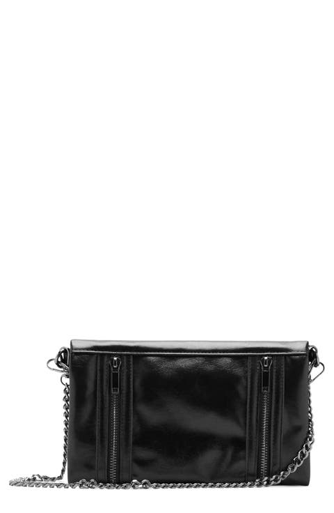 Faux Leather Shoulder Bag