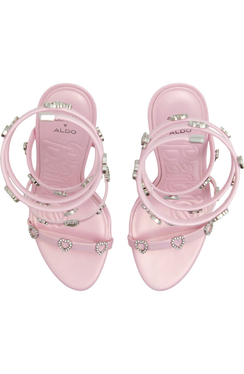 ALDO x Barbie Runway Wraparound Ankle Strap Sandal, Alternate, color,