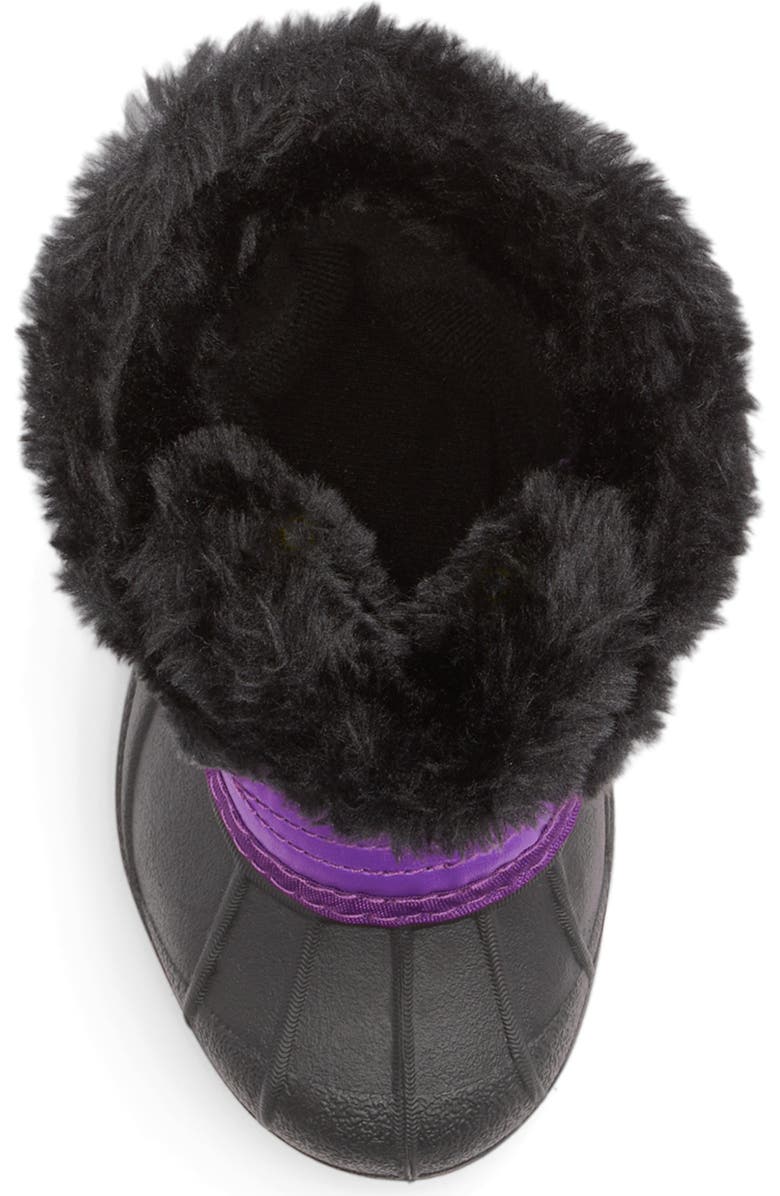 SOREL Kids' Snow Commander Insulated Waterproof Boot, Alternate, color, Gumdrop/ Purple Violet