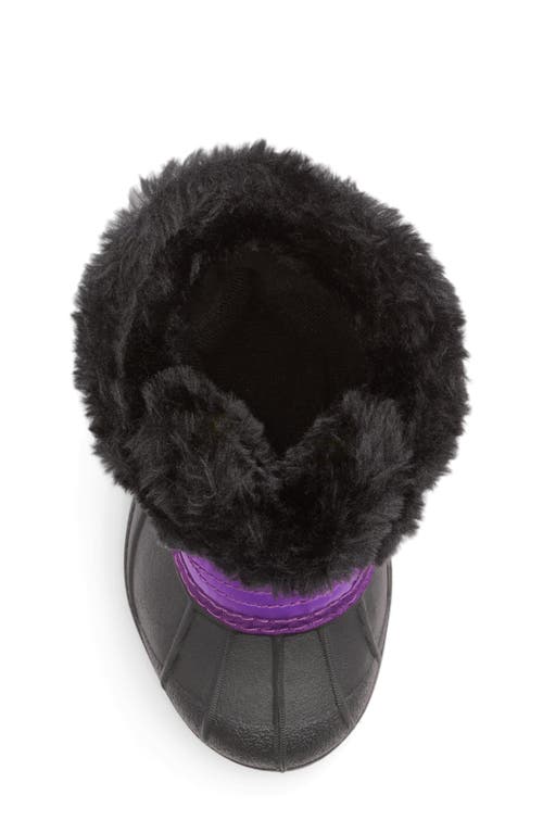 Sorel Kids' Snow Commander Insulated Waterproof Boot In Gumdrop/purple Violet