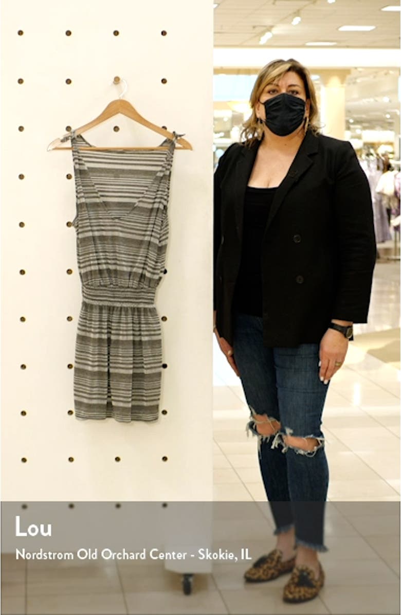 Shimmer Plunge Cover-Up Dress, sales video thumbnail