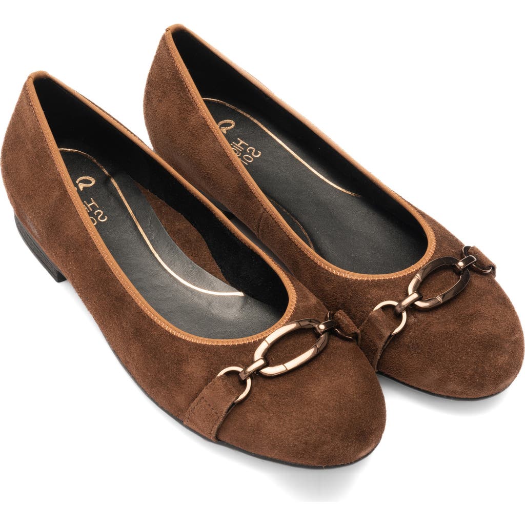 Ara Siene Flat In Brown