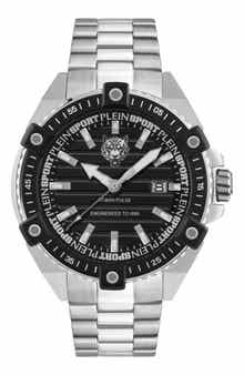 Urban Pulse Three Hand Quartz Stainless Steel Bracelet Watch, 47mm