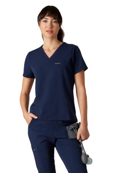 Bari 1-Pocket Scrub Top