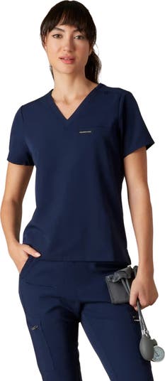 売れ筋商品|||メンバーズオンリー カットソー トップス レディース Women's Bari 1-Pocket Scrub Top Graphite Members Only Bari 1-Pocket Scrub Top | Nordstrom