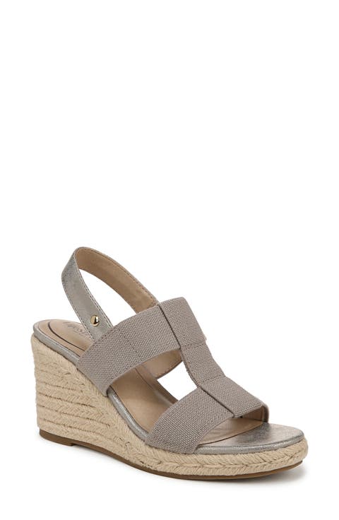Tallulah Espadrille Slingback Platform Wedge Sandal (Women)