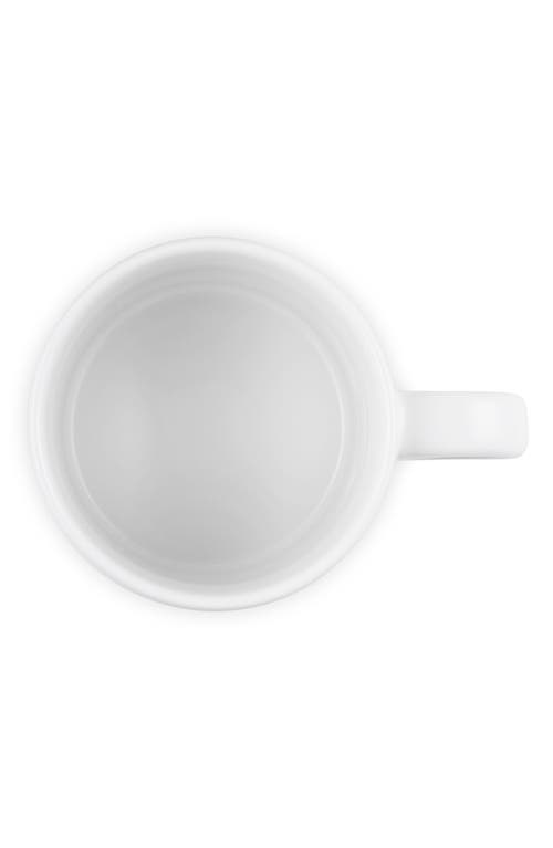 Le Creuset Holly Collection Mug In White