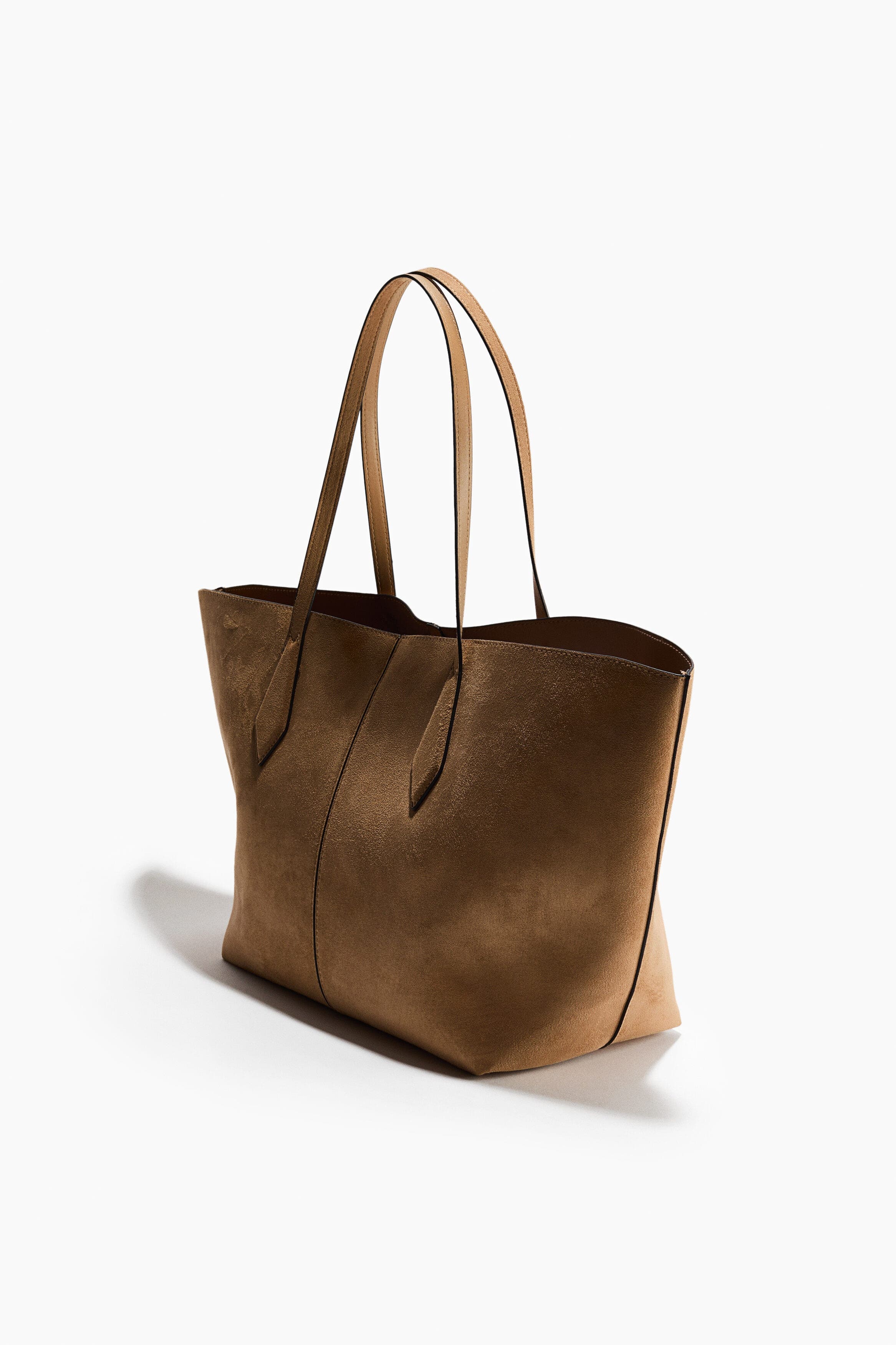 H&M Shopper, Alternate, color, Beige