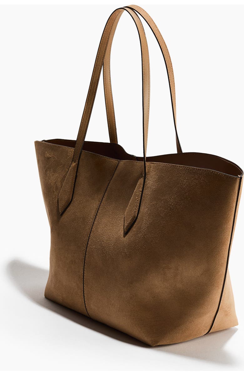 H&M Shopper, Alternate, color, Beige