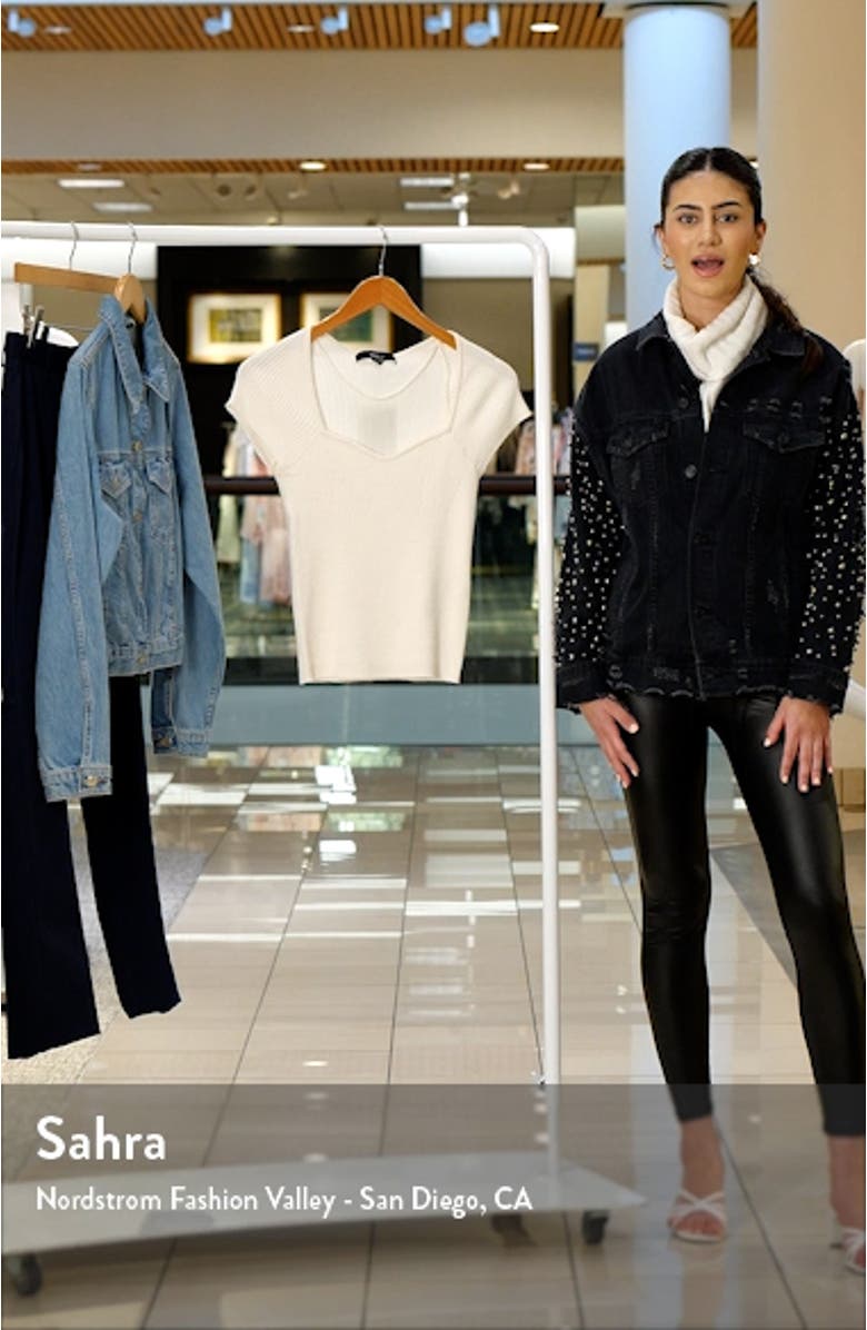 Willow Cap Sleeve Rib Sweater, sales video thumbnail