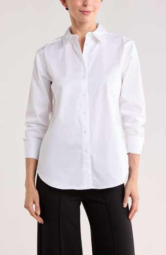 NORDSTROM RACK Boyfriend Fit Poplin Shirt