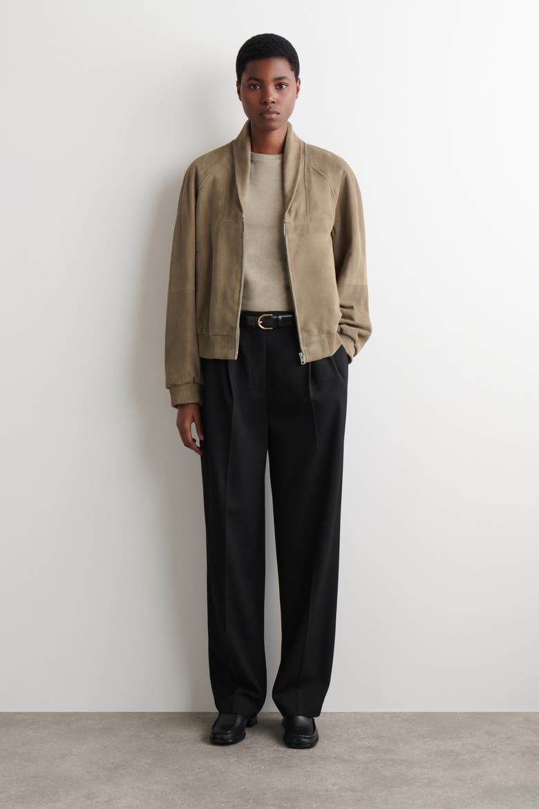 Cotton-Modal Crew-Neck T-Shirt, Alternate, color, BEIGE MÉLANGE