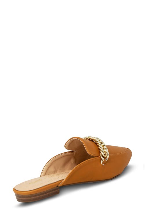 Chase & Chloe Chase And Chloe Chain Trim Mule Flat