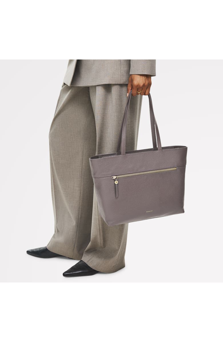 Radley Fountain Road Medium Ziptop Tote Bag, Alternate, color, Thunder