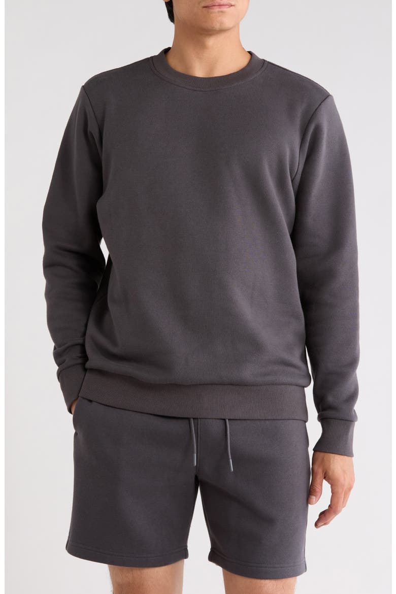 Freeform Fleece Sweatshirt, Main, color, GREY FORGED