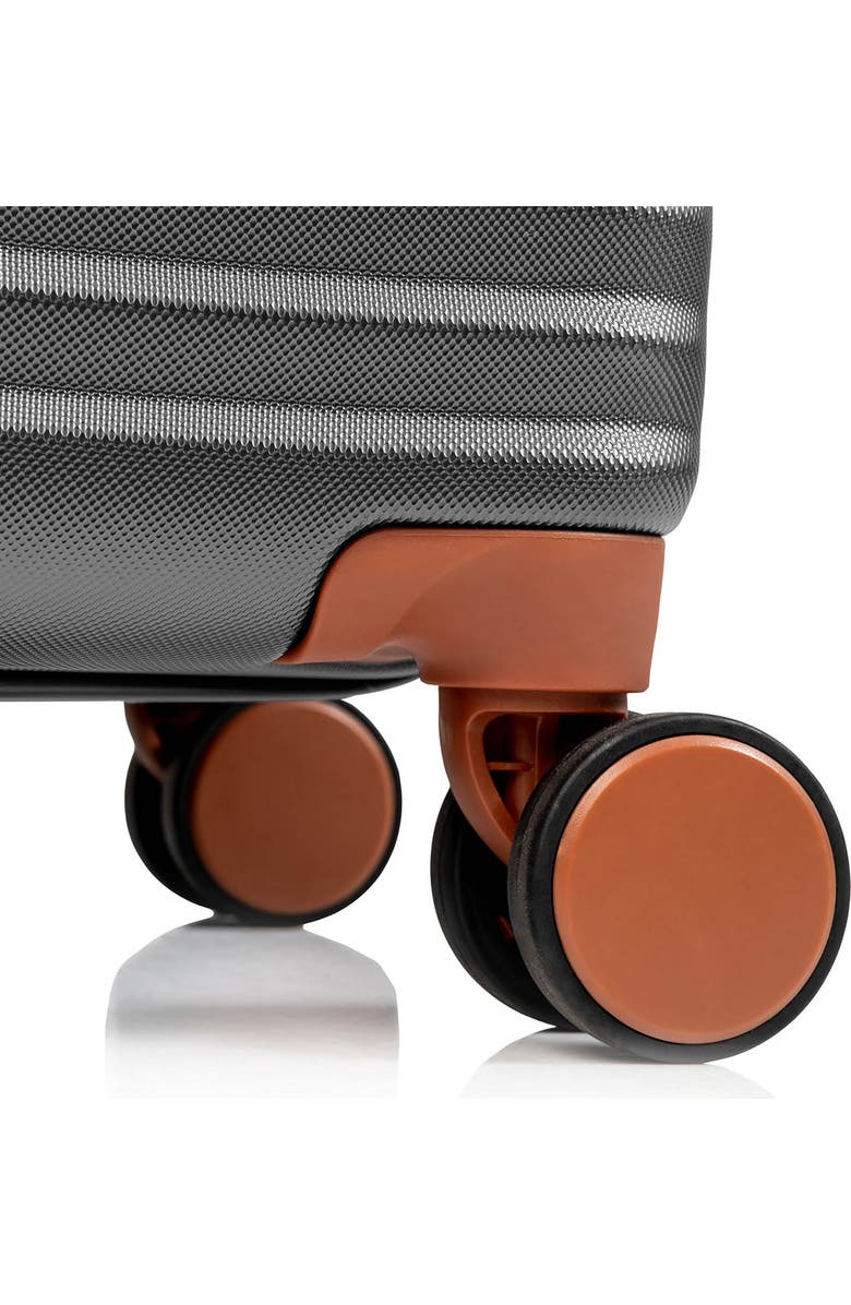 CHAMPS Vintage II 20-Inch Hardside Spinner Carry-On, Alternate, color, Dark Grey