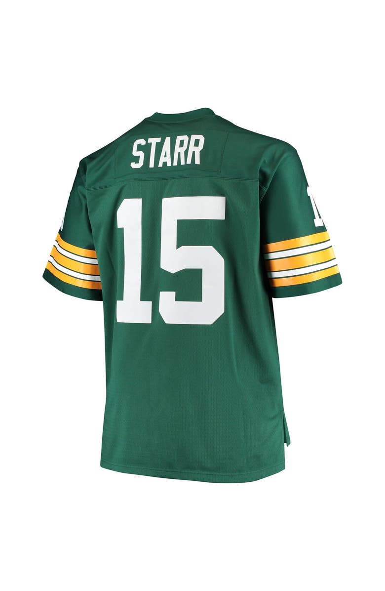 Mitchell & Ness Men's Mitchell & Ness Bart Starr Green Green Bay Packers Big & Tall 1968 Retired Player Replica Jersey, Alternate, color, Green
