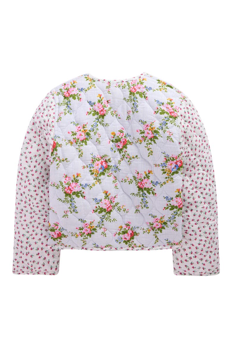 Kids' Quilted Reversible Jacket, Alternate, color, FLORAL HOTCH POTCH