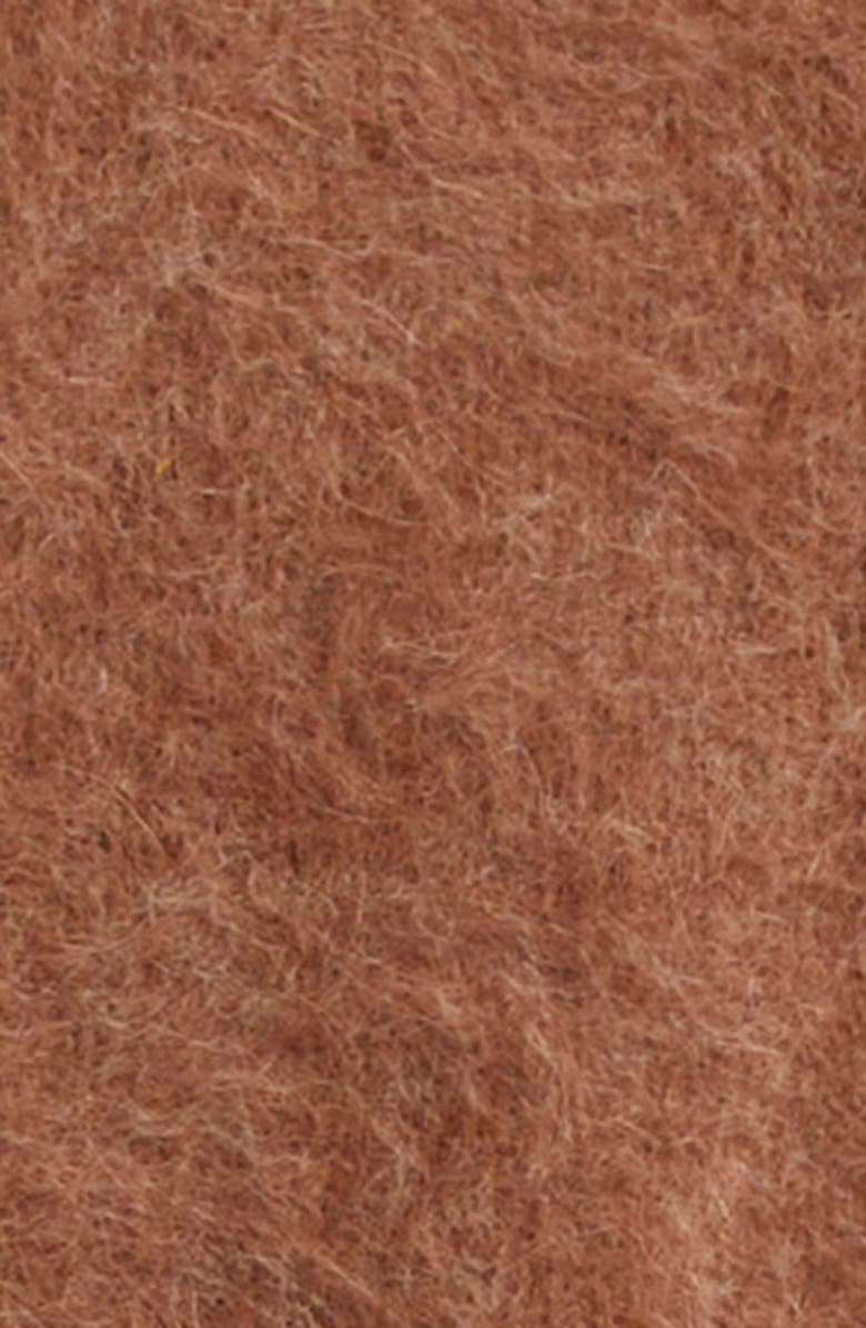 MARGARET O'LEARY Brushed Fox Hair Coat, Alternate, color,