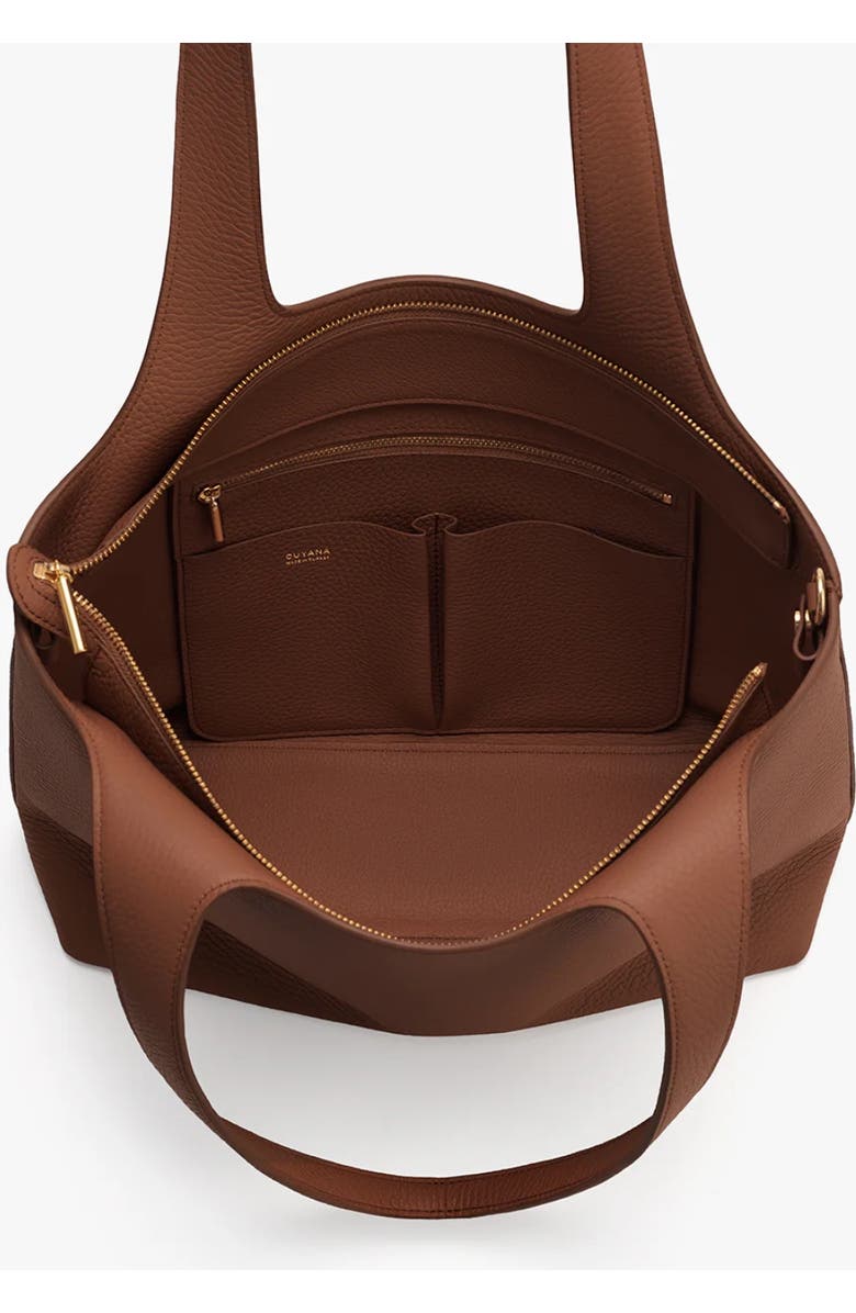 Cuyana System Zipper Tote 16-inch, Alternate, color, Dark Chestnut