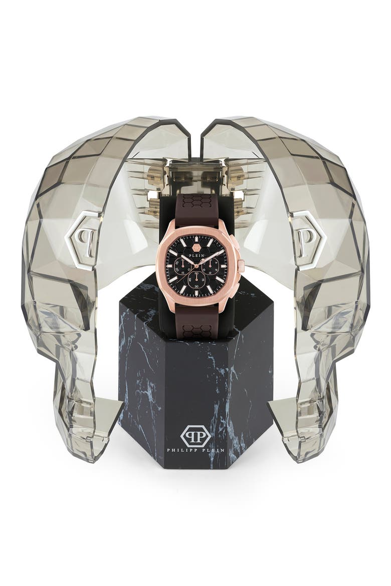 Specter Ride Watch Box PHILIPP PLEIN Spectre Chronograph Silicone Strap Watch, 44mm (Men ...