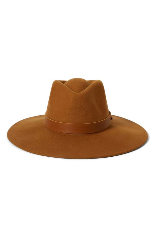 Brixton Eleanor Packable Wool Felt Hat In Brown