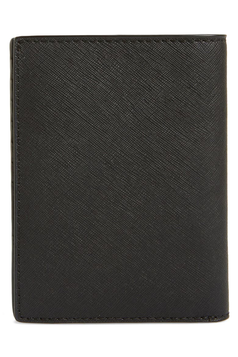 Travel Passport Wallet, Alternate, color, BLACK/ GOLD