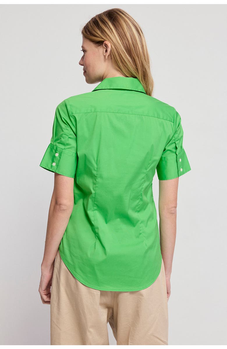 The Shirt by Rochelle Behrens The Short Sleeve Shirt, Alternate, color, Kelly Green