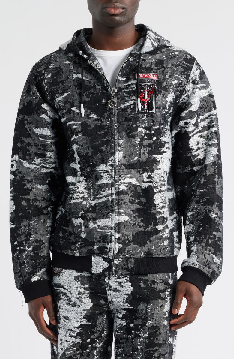 VERYRARE Devil Slayer Graphic Cotton Hoodie, Alternate, color, Black