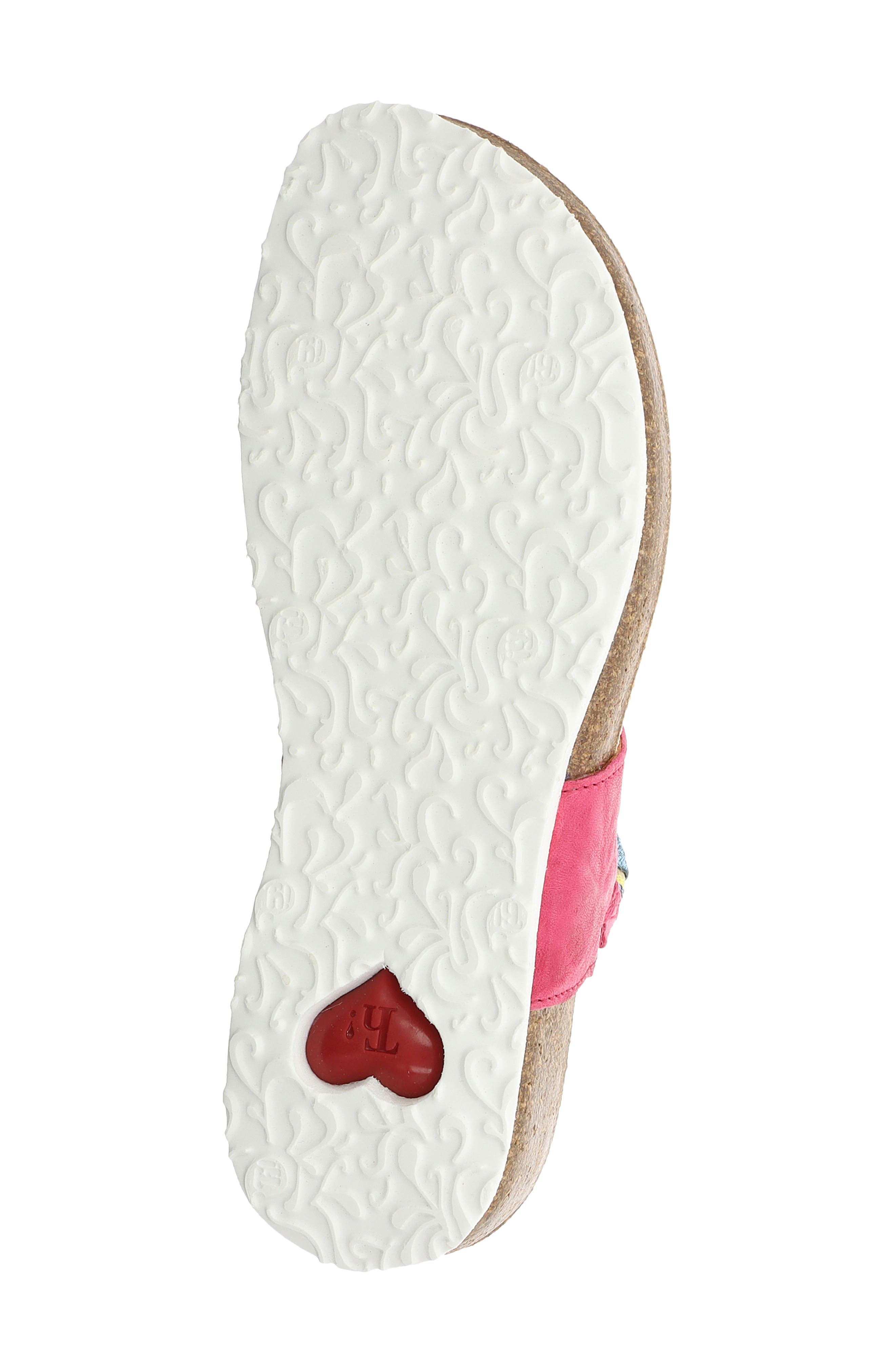 Julia Rope Flip Flop, Alternate, color, FUSHIA COMBO
