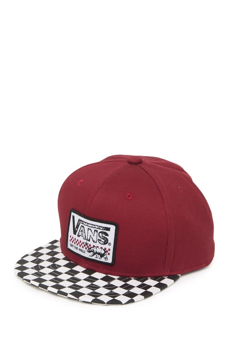 Vans Mounted Check Brim Baseball Cap, Main, color,