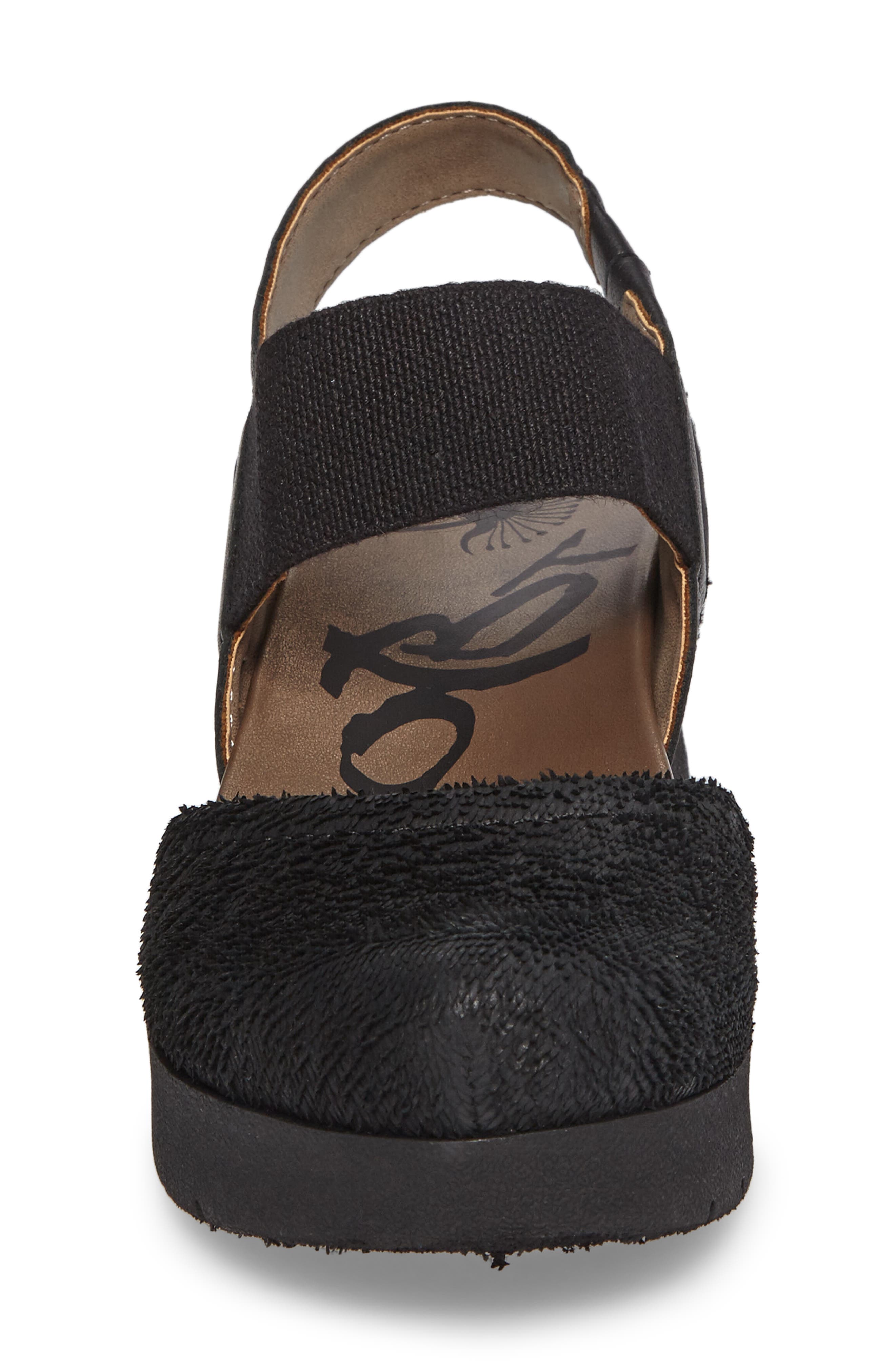 Roadie Mary Jane Platform Wedge, Alternate, color, BLACK LEATHER