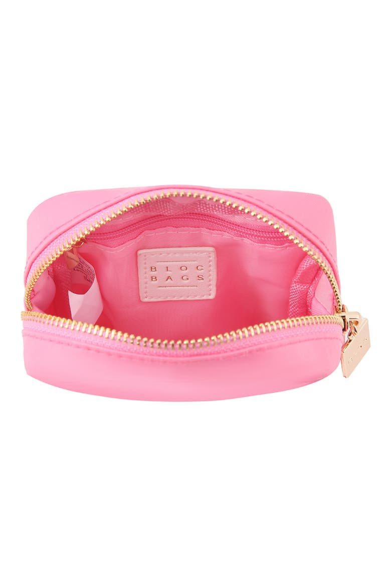 Medium Pill Cosmetics Bag, Alternate, color, BUBBLEGUM PINK