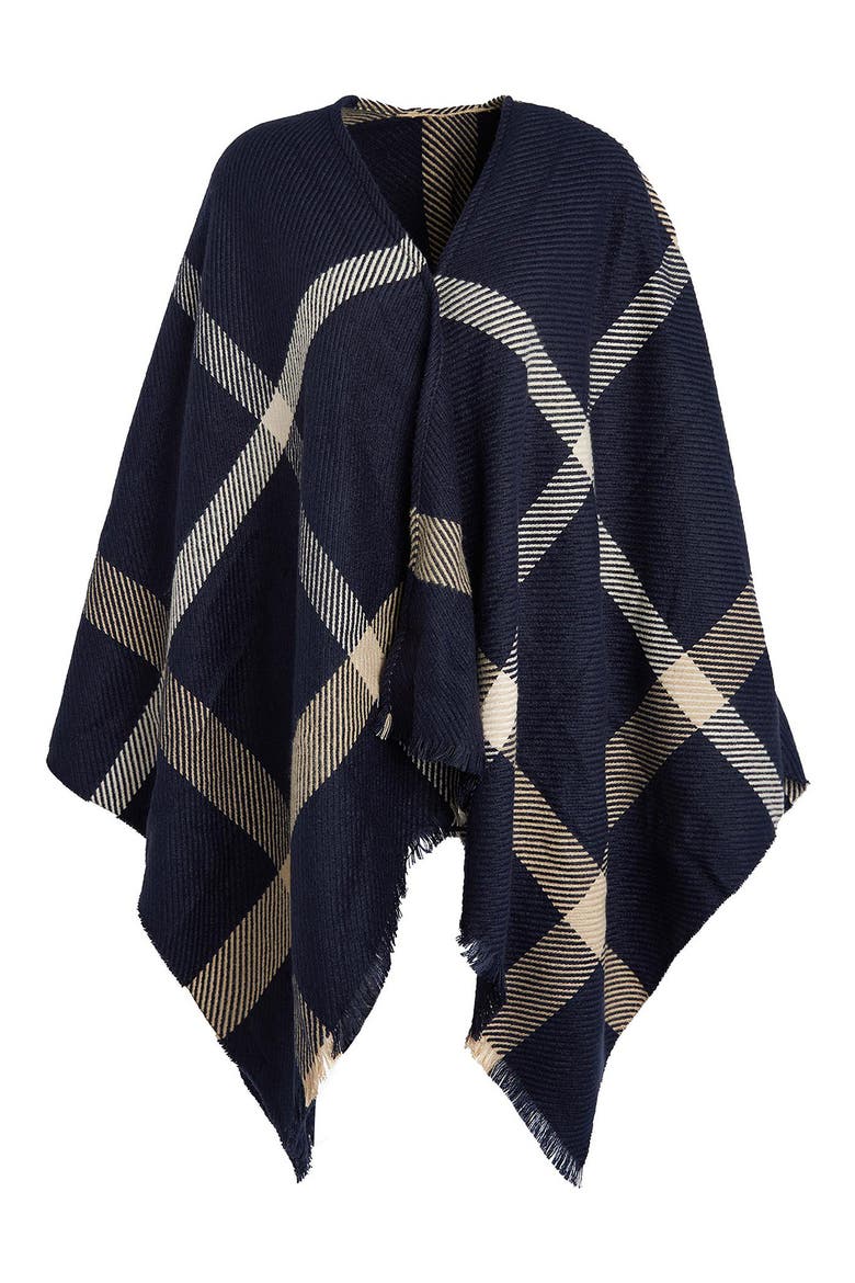 Blair Plaid Shawl, Alternate, color, MIDNIGHT