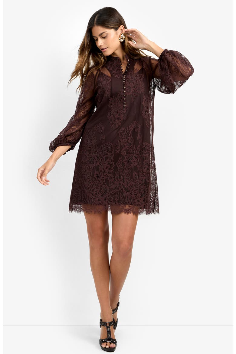 Boheme Dress, Alternate, color, Cioccolato