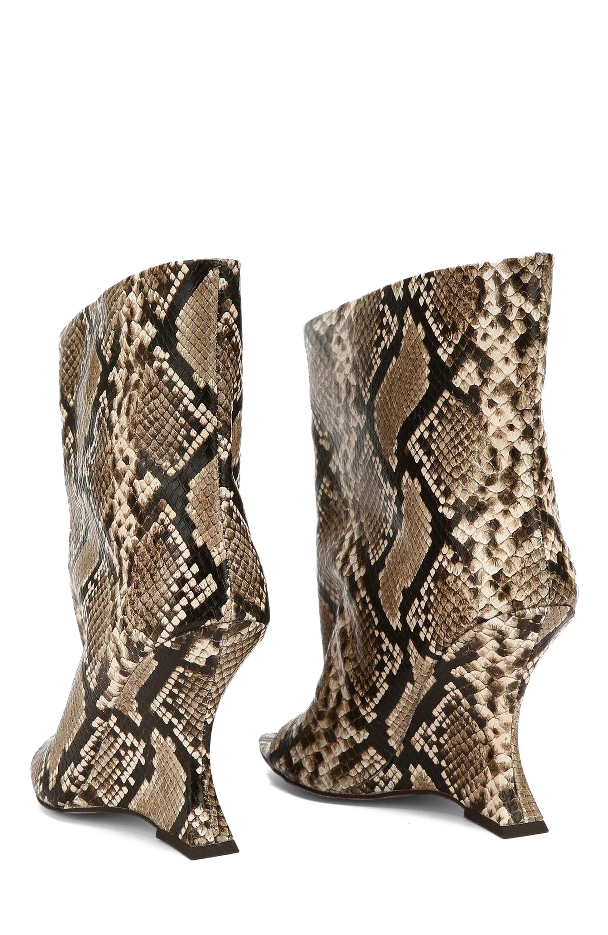 Reptile Embossed Leather, Alternate, color, Natural Snake