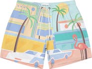 MAVRANS Flamingo Swim Trunks